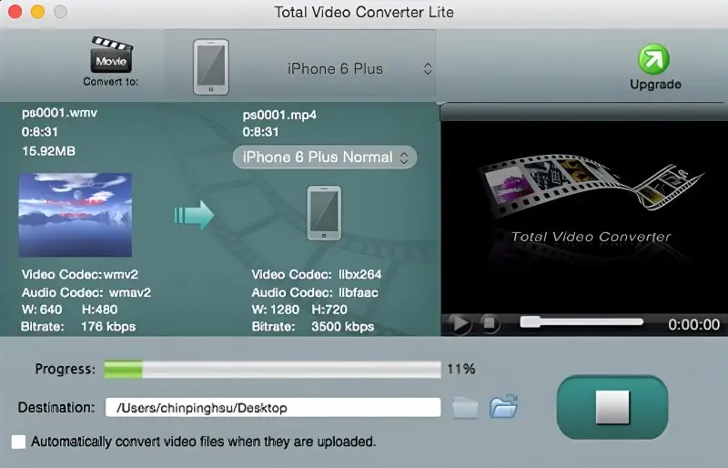 Convert YouTube to MP3 using Total Video Converter Lite