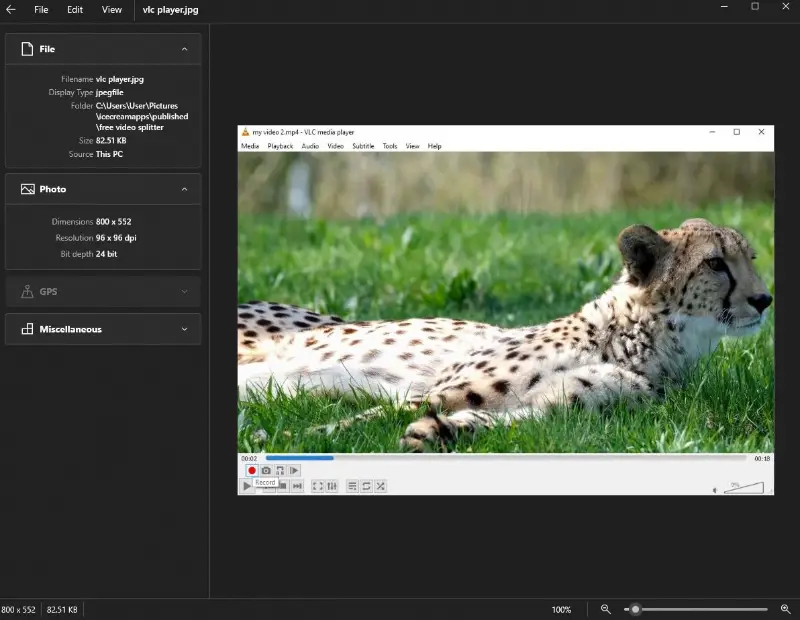 Visum Photo Viewer - image viewer app available in Windows Store