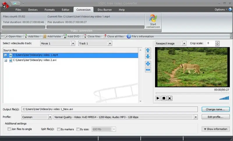 VSDC Free Video Converter