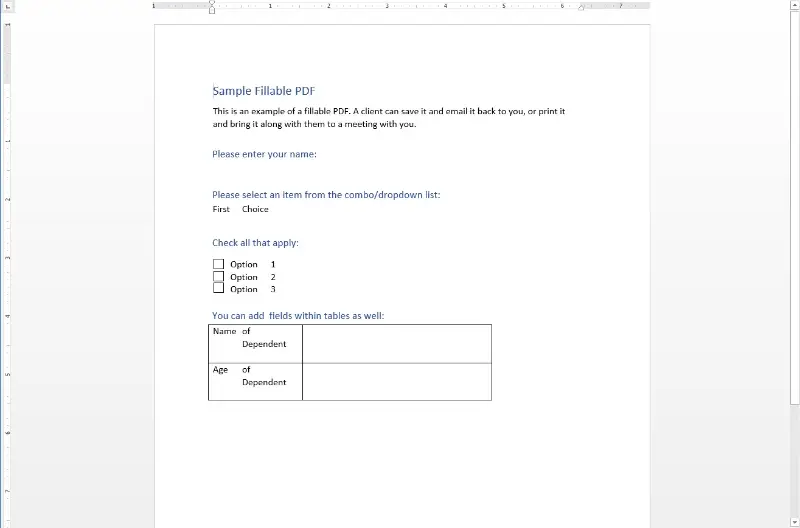 Microsoft Word - PDF editing features
