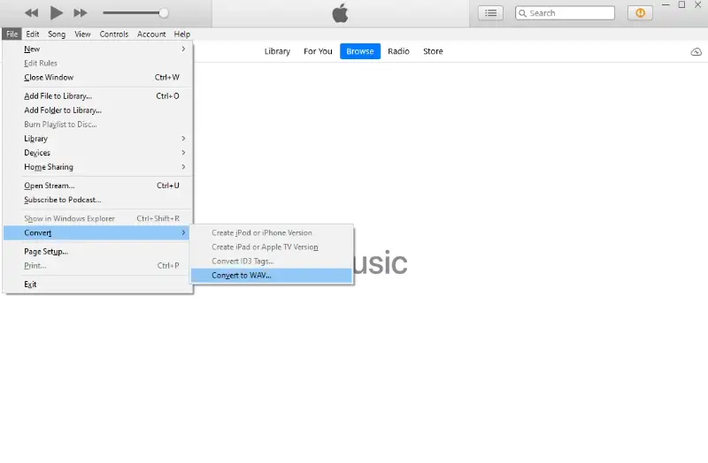 Extracting audio from video in iTunes