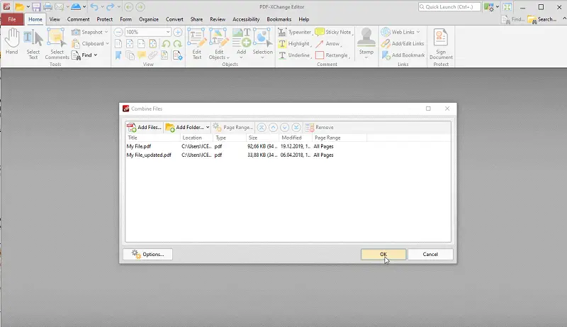 PDF-XChange Editor.