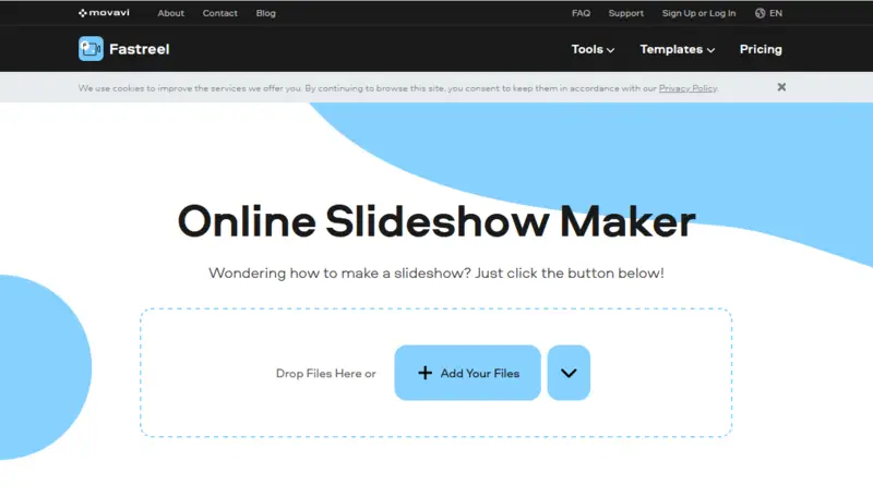 Create slideshows using Fastreel