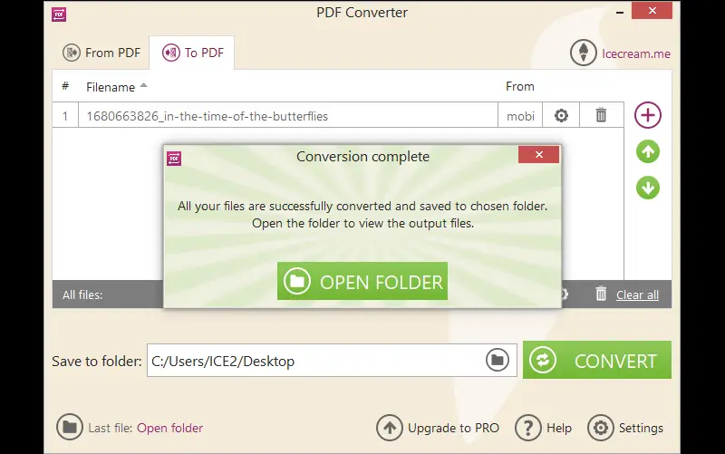Icecream PDF Converter 5.