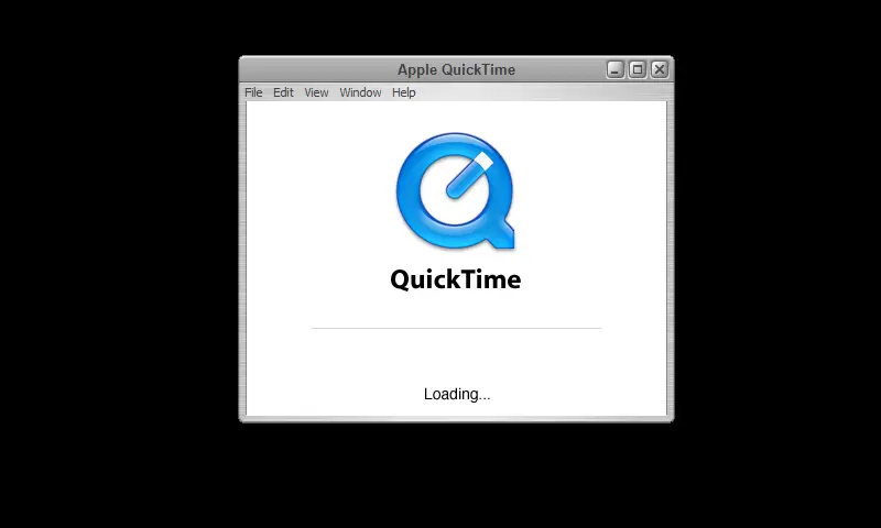 QuickTime Player。