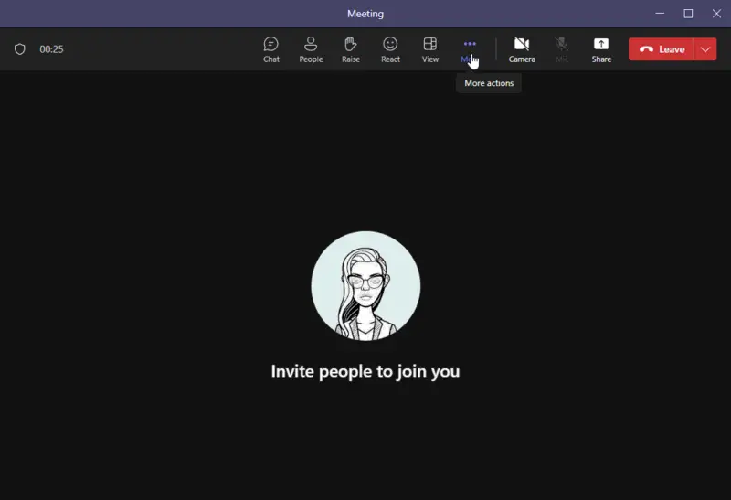 How to record a meeting in Microsoft Teams