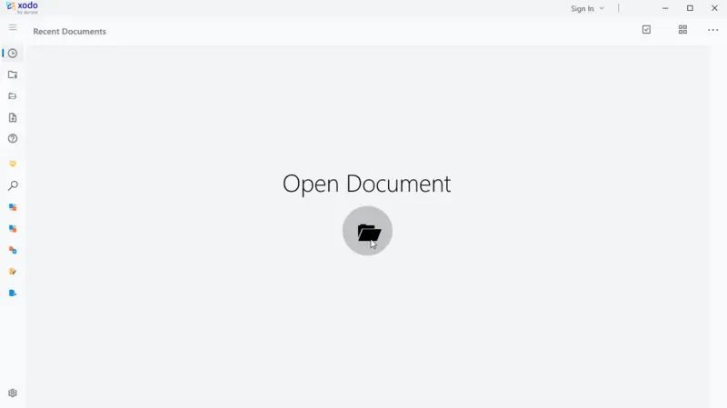 Open the PDF in Xodo PDF Reader