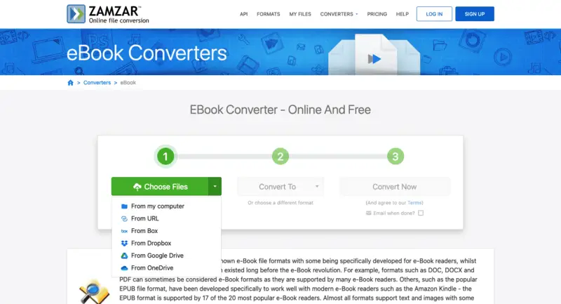 Add files to the PDF converter