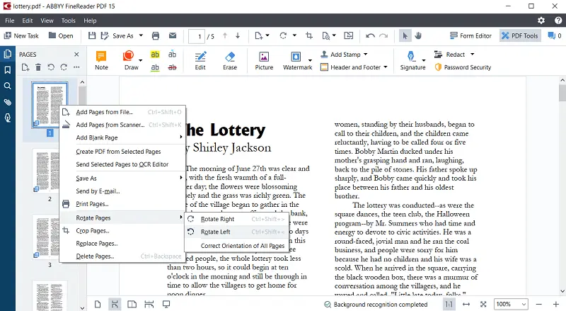 PDF editing software rotate options PDF editing software rotate options