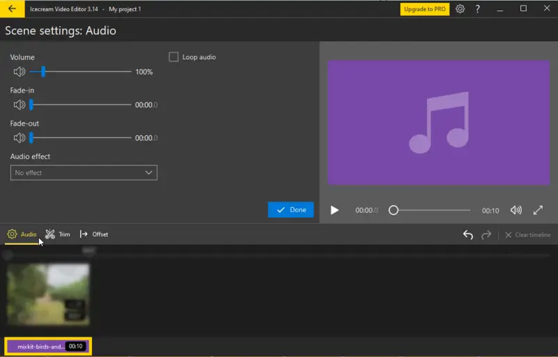 Free video editor for Windows
