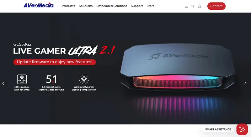 AverMedia website