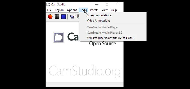 Annotation settings Annotation settings