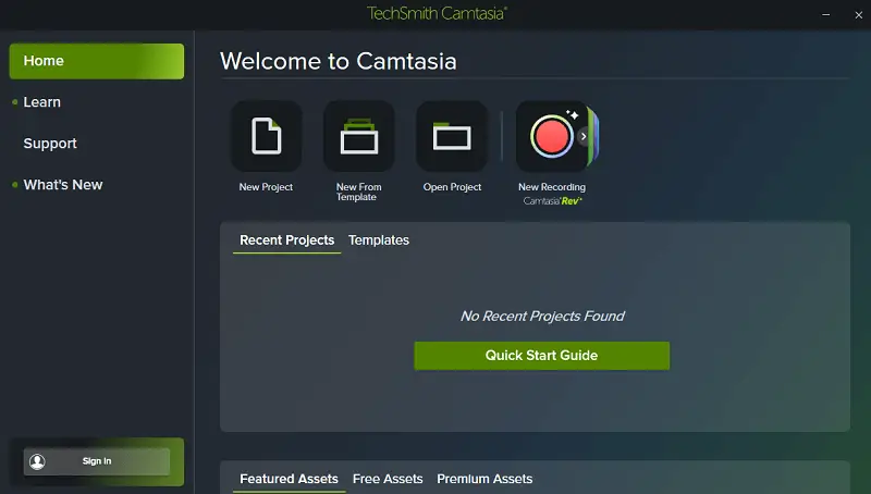 Record training videos with Camtasia