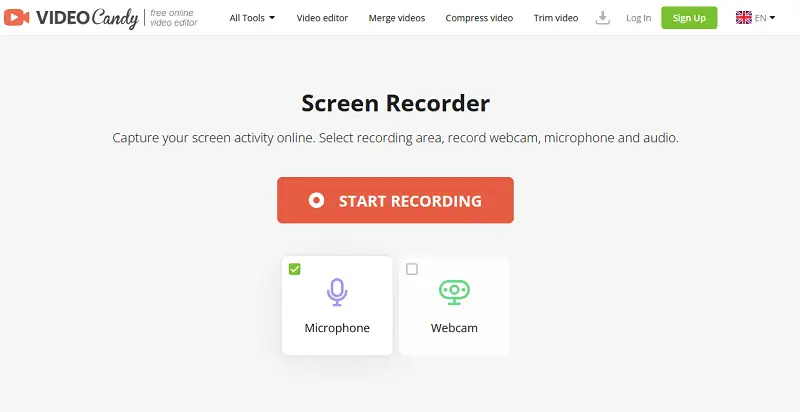 Online screen recorder 1