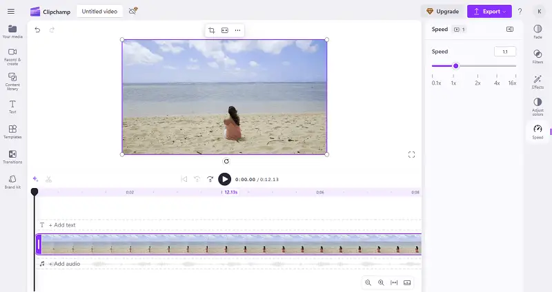 Online video speed editor by Clipchamp Online video speed editor by Clipchamp
