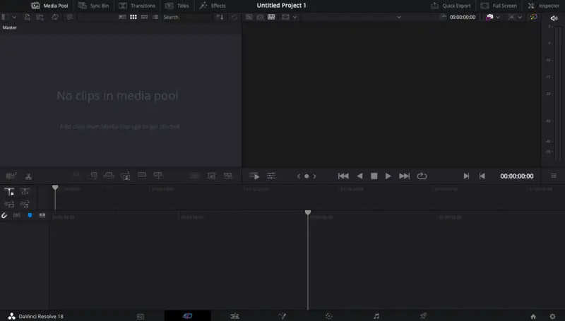 DaVinci - edit video on Windows