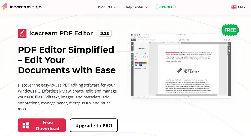 Download and install the Icecream PDF Editor