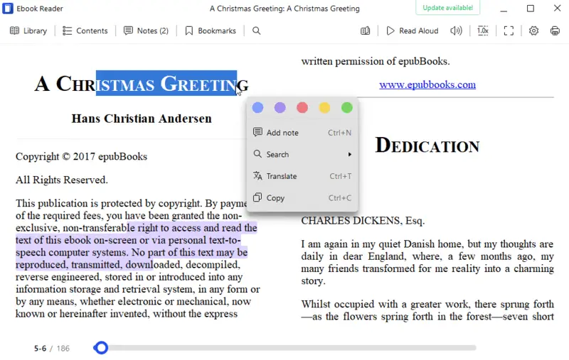 eBook highlighter for Windows - Icecream Ebook Reader