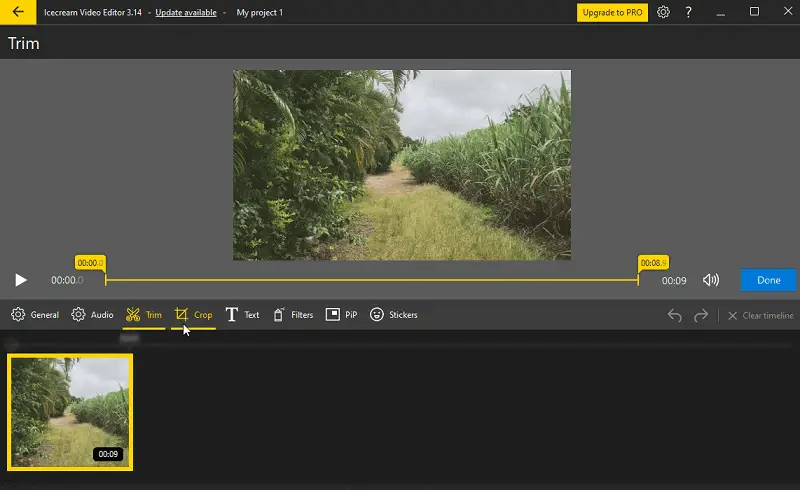 How to trim video in Icecream Video Editor