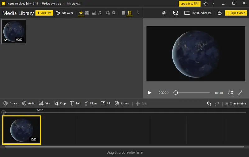 Icecream Video Editor Interface