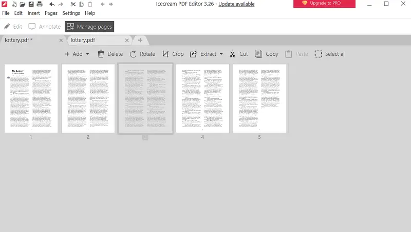Cutting PDF Cutting PDF