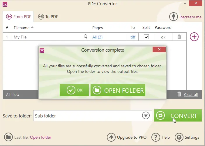 Icecream PDF Converter 6