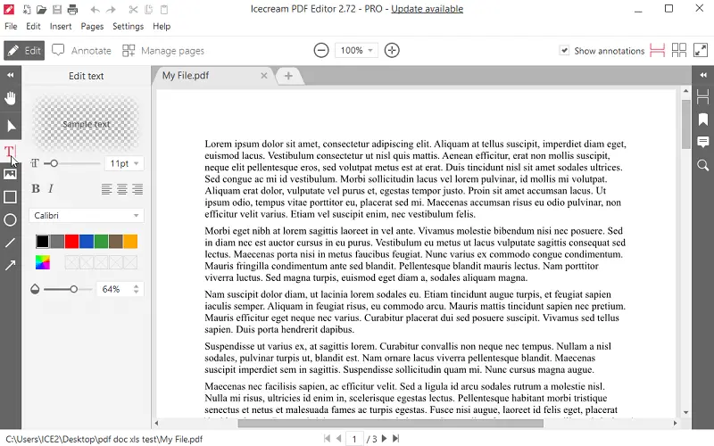 Icecream PDF Editor 2