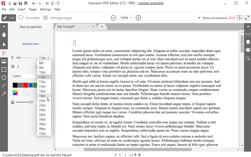 Icecream PDF Editor 3