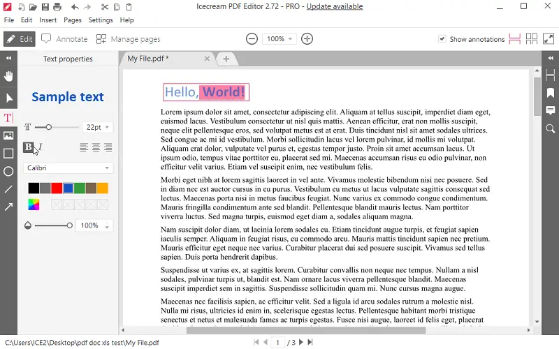 Icecream PDF Editor 4
