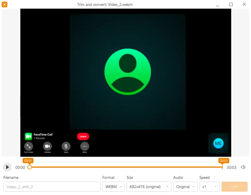 Record FaceTime with audio on PC