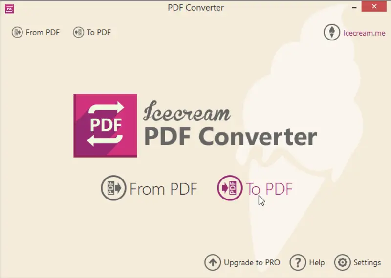 Icecream PDF Converter 1.