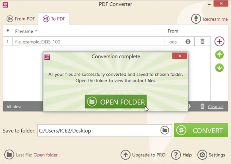 Icecream PDF Converter 6.