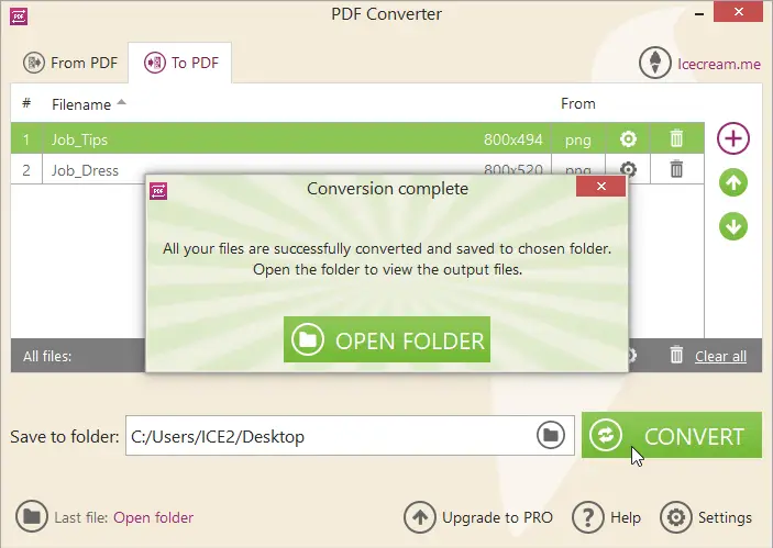 Icecream PDF Converter 4