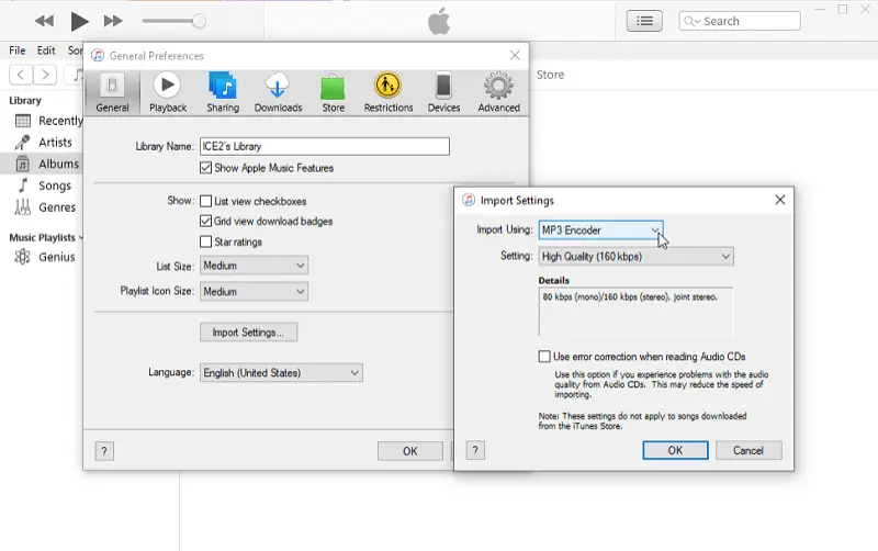 Converting WMA to MP3 on macOS with iTunes