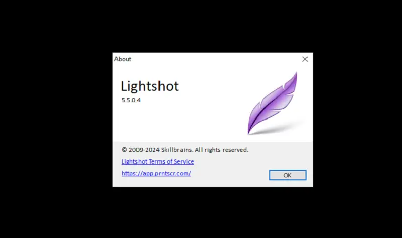 Lightshot screenshot tool interface