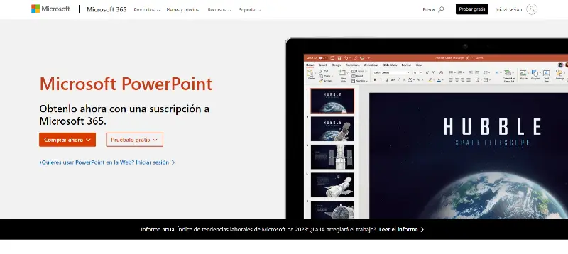 Microsoft PowerPoint - Página web oficial