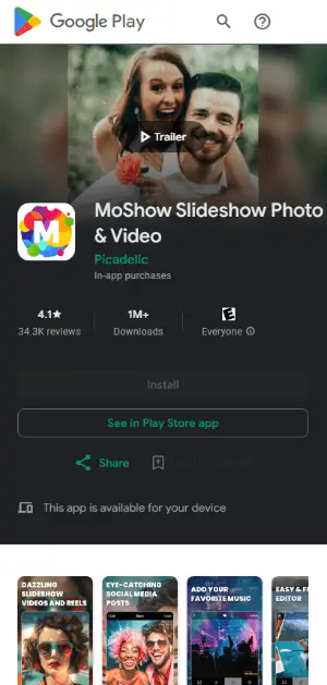 MoShow Slideshow Photo & Video