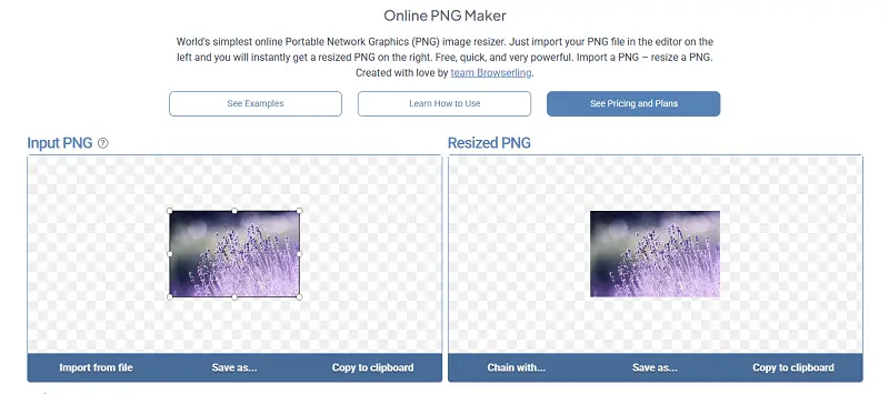 Online PNG Tools website UI Online PNG Tools website UI