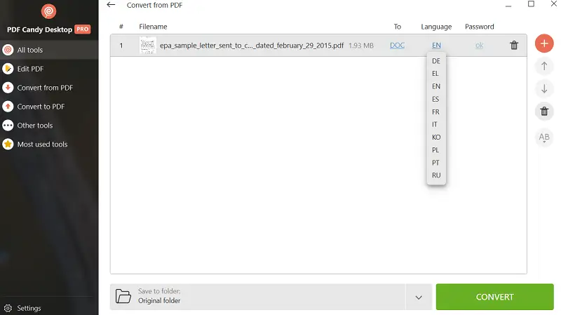 How to search a PDF with PDF Candy Desktop