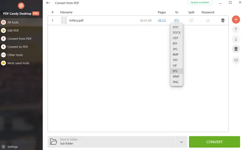 How to convert PDF to JPG in PDF Candy Desktop How to convert PDF to JPG in PDF Candy Desktop