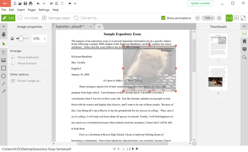 How to watermark document in PDF Candy Desktop for Windows