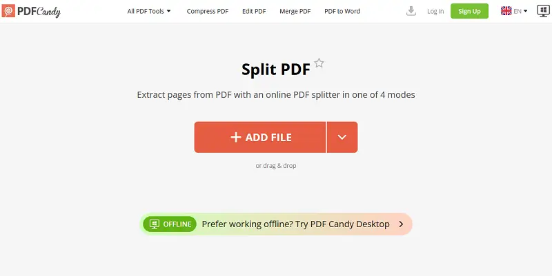 PDF Candy 1. Add file