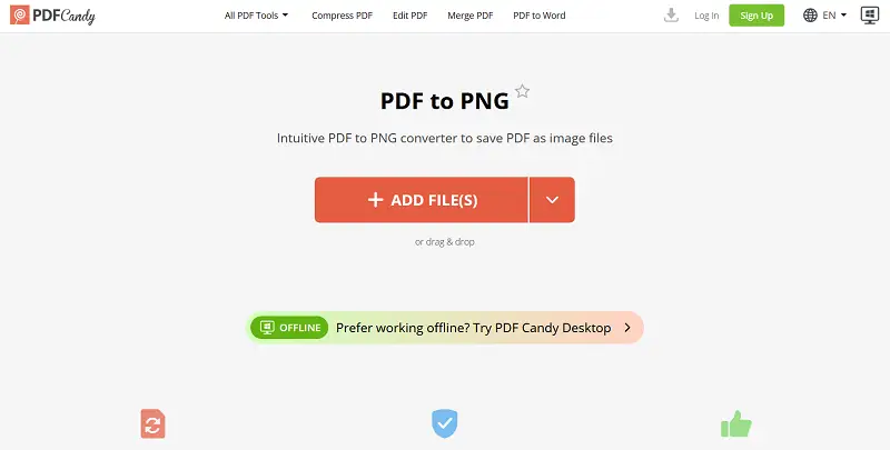 PDF to PNG converter website