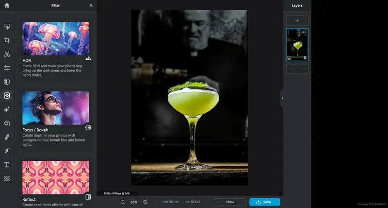 Pixlr X Express photo editor Pixlr X Express photo editor