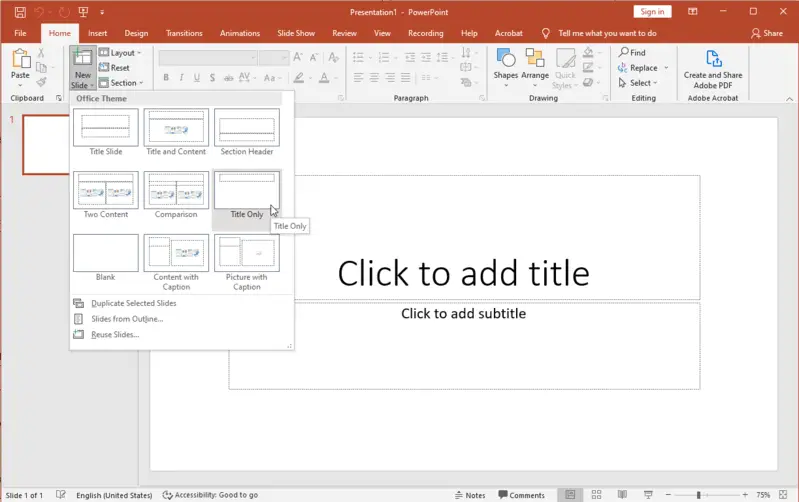 PowerPoint Step 2.