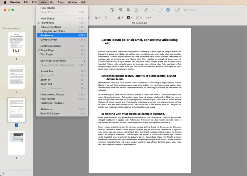 Free PDF reader for Mac