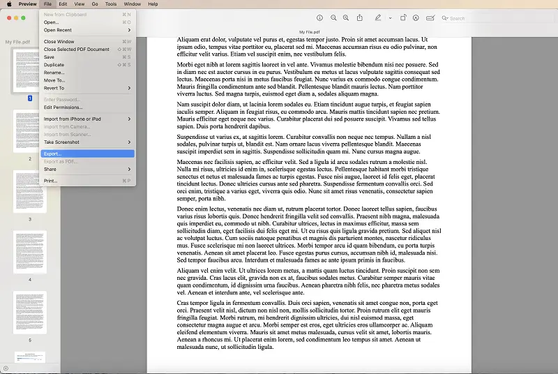 how to shrink size of pdf on mac