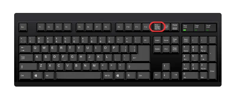 How to take a screenshot on Windows with Print Screen