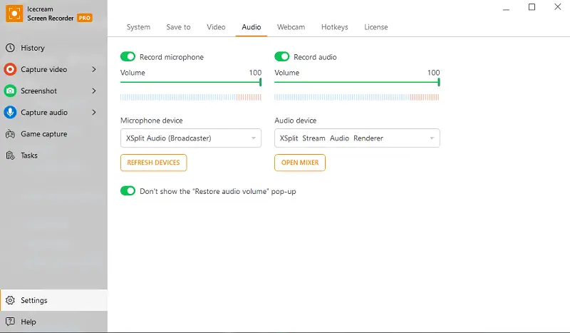 Screen record with sound