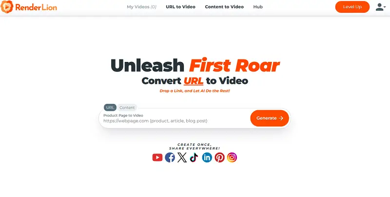 Link to video generator Link to video generator